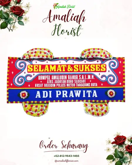 Papan Bunga Ucapan Selamat Jajag